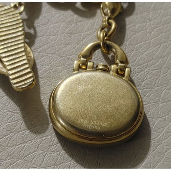 Citizen Watch Charm Bracelet Shoes Silhouette Eco Drive Gold Tone MCM Untested - Picture 5 of 16